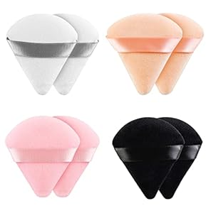 8 Pieces Triangle Powder Puff Face